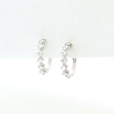 Celestial Brilliance Diamond Huggie Earrings (Statement)