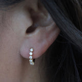 Celestial Brilliance Diamond Huggie Earrings (Statement)