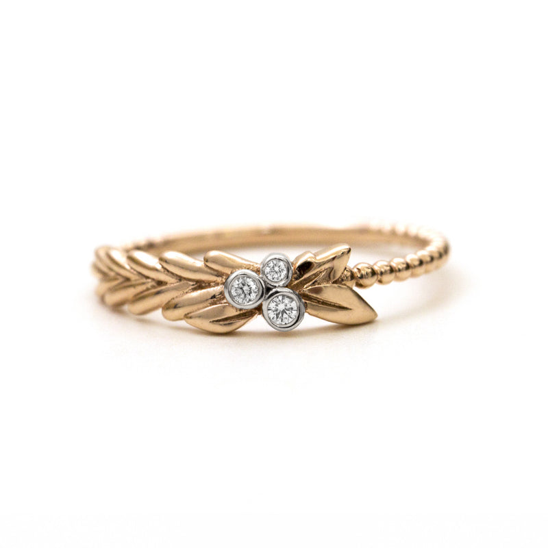 Diamond Bezel Garland Ring - Easter Ahn Design