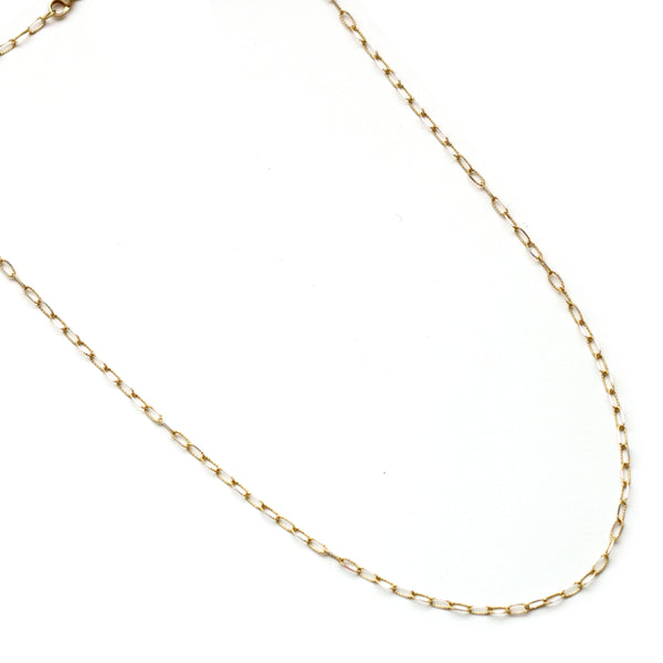 Textured Elongated Link Chain