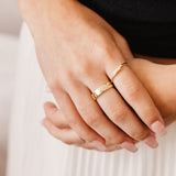 Cross over Pave set diamond band