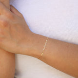 Elongated Curb Bracelet