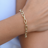 Rounded Paperclip Bracelet
