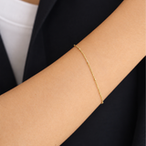 Golden Prism Chain Bracelet