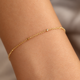 Golden Prism Chain Bracelet