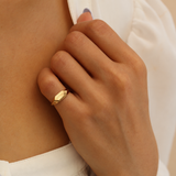 Hexagon Signet Ring