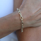 Rounded Paperclip Bracelet