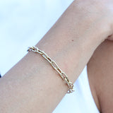 Rounded Paperclip Bracelet