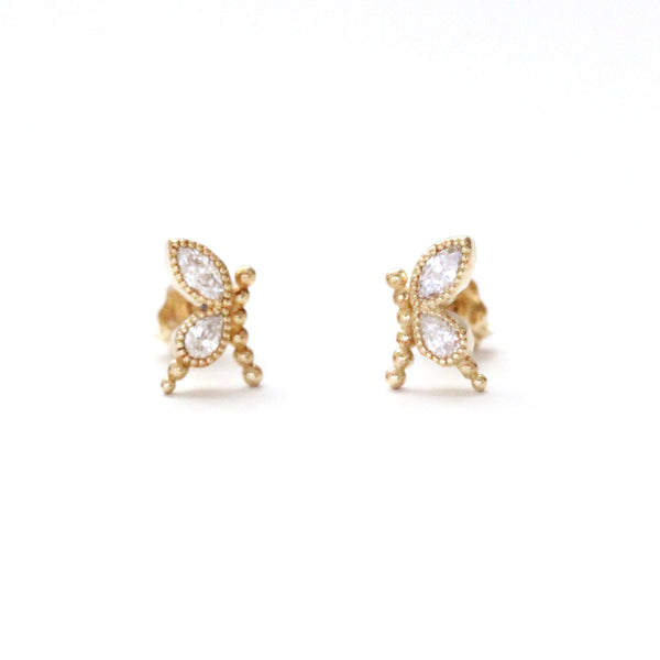 Butterfly Diamond Earrings