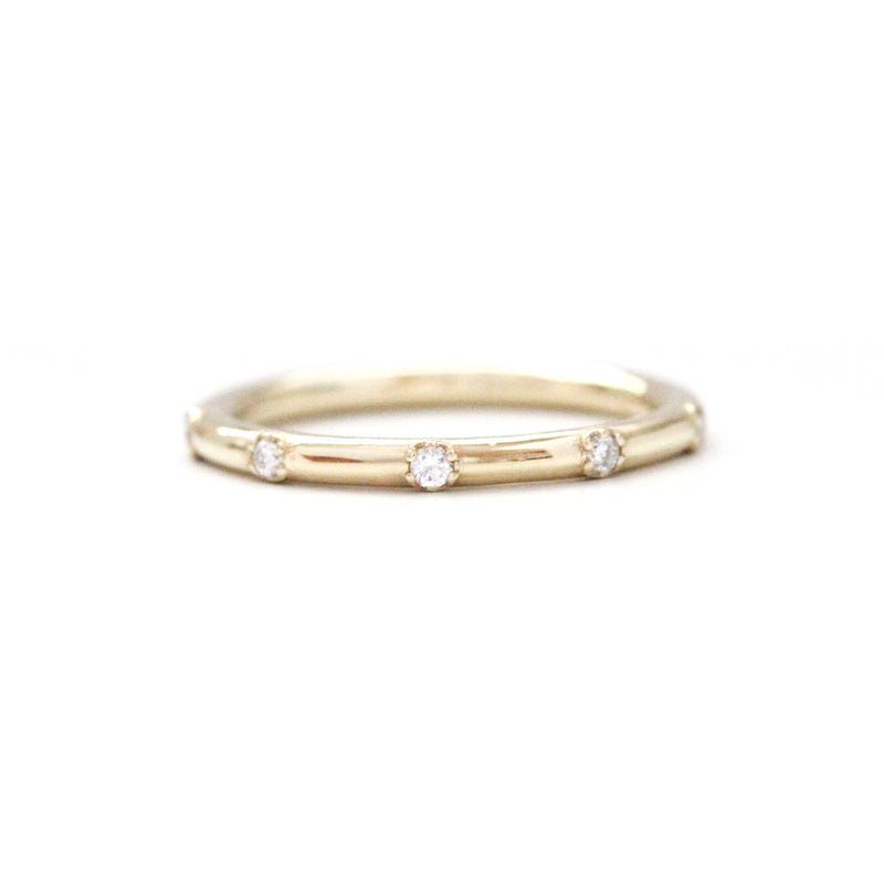 Celestial Five-Diamond Gold Ring