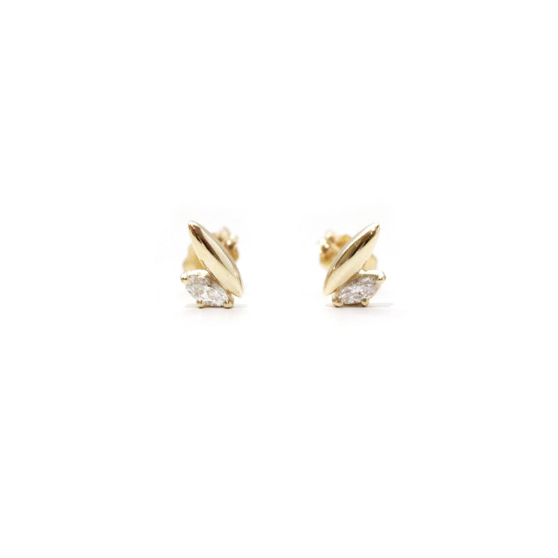 Double Marquise Diamond Earrings