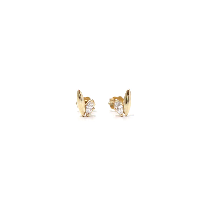 Double Marquise Diamond Earrings