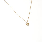 Mini Puffy heart pendant necklace