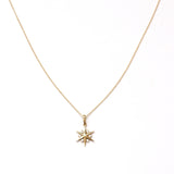 Diamond star necklace