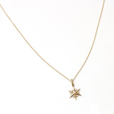 Diamond star necklace