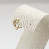 Sculptural wire Hoop small earring (single)