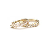Celestial Brilliance 1.5MM Diamond Huggie Earrings
