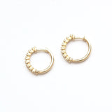 Celestial Brilliance 1.5MM Diamond Huggie Earrings