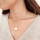 Mirror Disc Diamond Necklace (Small)
