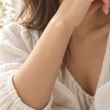 Mini Paperclip Chain Bracelet