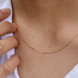 Mini Paperclip Chain Necklace