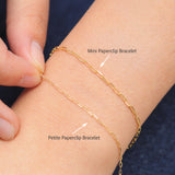 Petite Paperclip Chain Bracelet