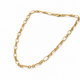 Oval Tandem Link Chain Necklace