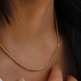 Puffy Box Chain Necklace