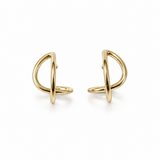 Sculptural wire Hoop earrings