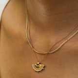 Semi Circle Sun Ray Necklace (Small)