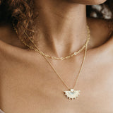 Sun Ray with Diamonds Necklace