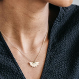 Semi Circle Sun Ray Necklace (Small)