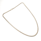 Woven Flat Snake Chain Necklace