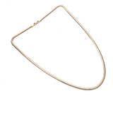 Woven Flat Snake Chain Necklace