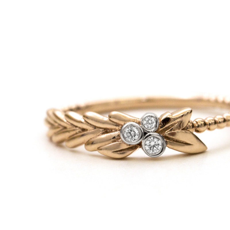 Diamond Bezel Garland Ring - Easter Ahn Design
