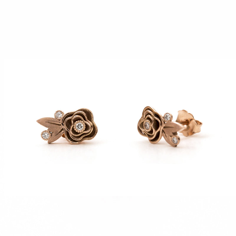 Rose Bouquet Earrings - Easter Ahn Design