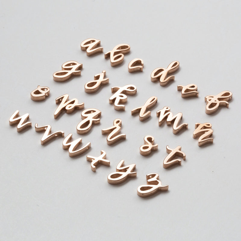 Mini Love Letter Necklace (Rose Gold) - Easter Ahn Design