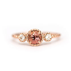 Imperial Topaz 3 Stone Bloom Ring - Easter Ahn Design