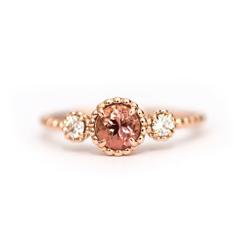 Imperial Topaz 3 Stone Bloom Ring - Easter Ahn Design