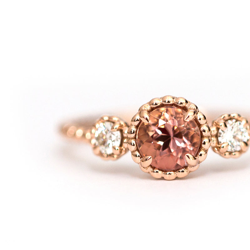 Imperial Topaz 3 Stone Bloom Ring - Easter Ahn Design