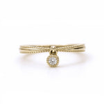 Diamond Dangle Bezel Band - Easter Ahn Design