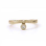 Diamond Dangle Bezel Band - Easter Ahn Design