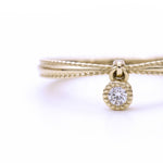 Diamond Dangle Bezel Band - Easter Ahn Design