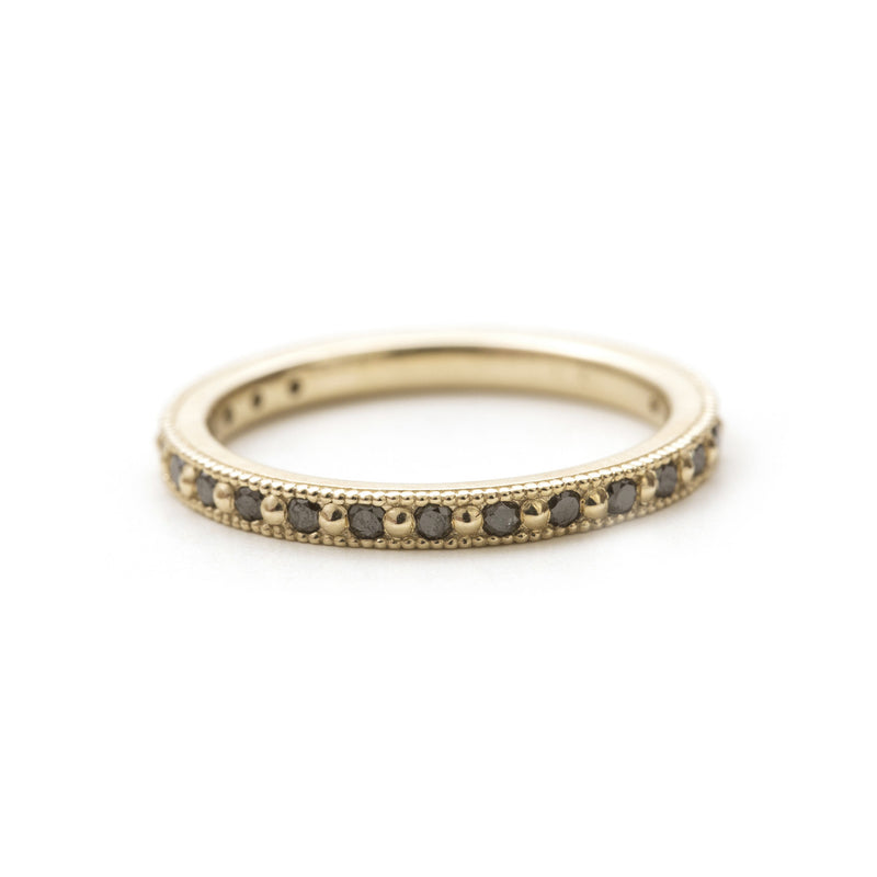 Vintage Black Diamond Band - Easter Ahn Design