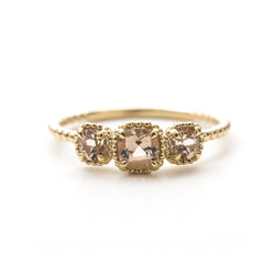 Champagne Tourmaline Bloom Ring - Easter Ahn Design