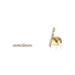 Scalloped Diamond Earrings - Easter Ahn Design
