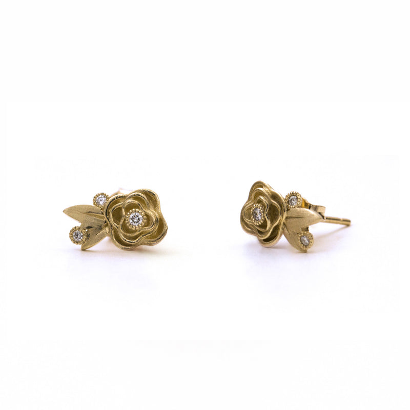 Rose Bouquet Earrings - Easter Ahn Design