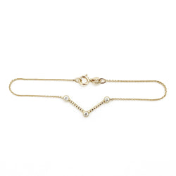 Diamond Bezel Beaded Bracelet - Easter Ahn Design