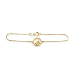 Love Letter Disc Bracelet - Easter Ahn Design