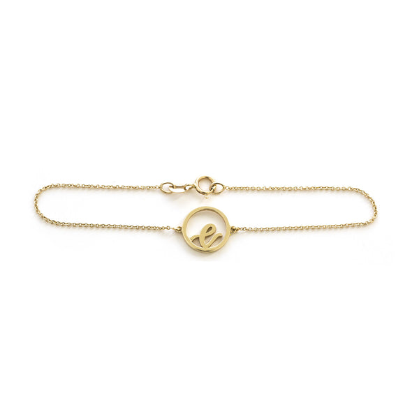 Love Letter Disc Bracelet - Easter Ahn Design